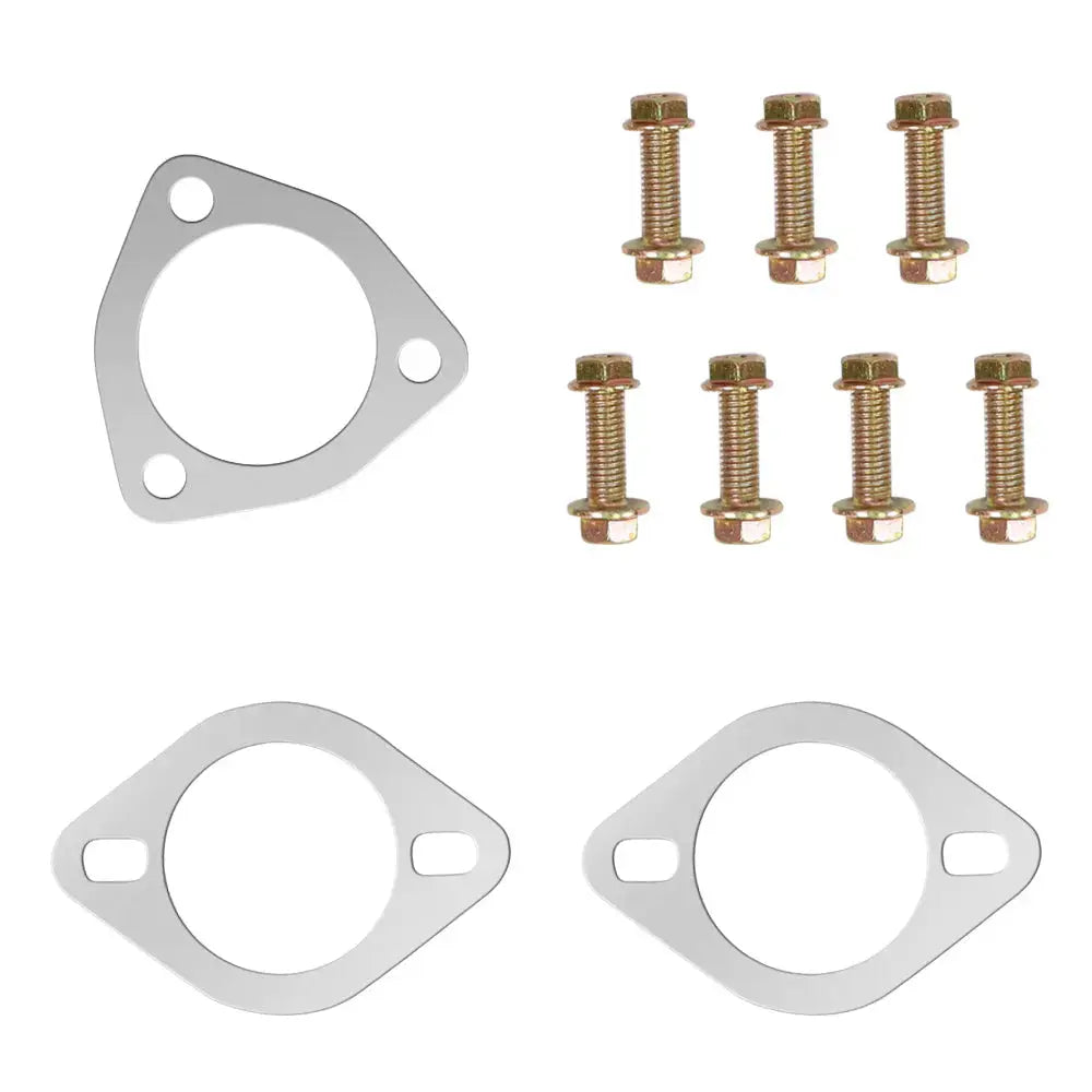 1992-1995 Honda Civic 1.5L 4 Inches Rolled Muffler Tip Racing Catback Exhaust System（3-Door Only） Flashark