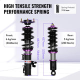 For 2007-2015 MINI Cooper FWD (R56/R57/R58/R59) 32-Way Damping Coilover Shock Absorbers Struts | Flashark Flashark