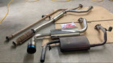 1988-1991 Honda CRX 1.5L 4.5" Burnt Muffler Tip Racing Catback Exhaust System Flashark