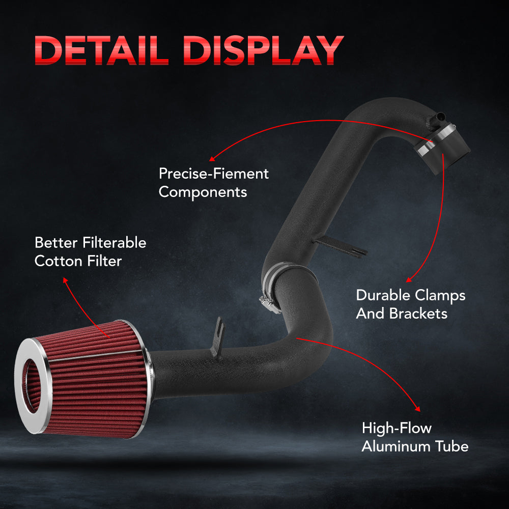 Cold Air Intake Kit For 2001-2005 Honda Civic 1.7L L4 MT Flashark
