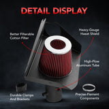 For 2007-2012 Nissan Altima V6 3.5L High-flow Cold Air Intake Kit Flashark