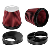 For 2010-2015 Chevy Camaro 6.2L V8 Aluminum Cold Air Intake Kit Flashark