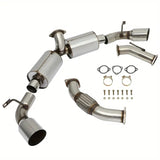 For 1991-1995 Toyota MR2 Turbo SW20 Catback Exhaust System w/4.5 Inches Dual Burnt Muffler Tip 2.0L Flashark