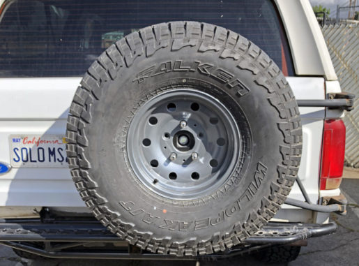 Ford Bronco Dropped Spare Tire Mount Solo Motorsports