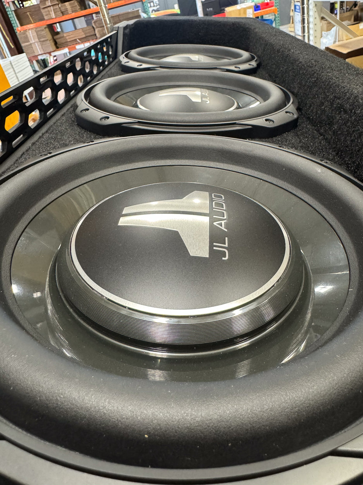 Underseat >>> JL Audio TW3 Three 10-inch Hand-Crafted Subwoofer Package with Pre-Tuned Amplifier