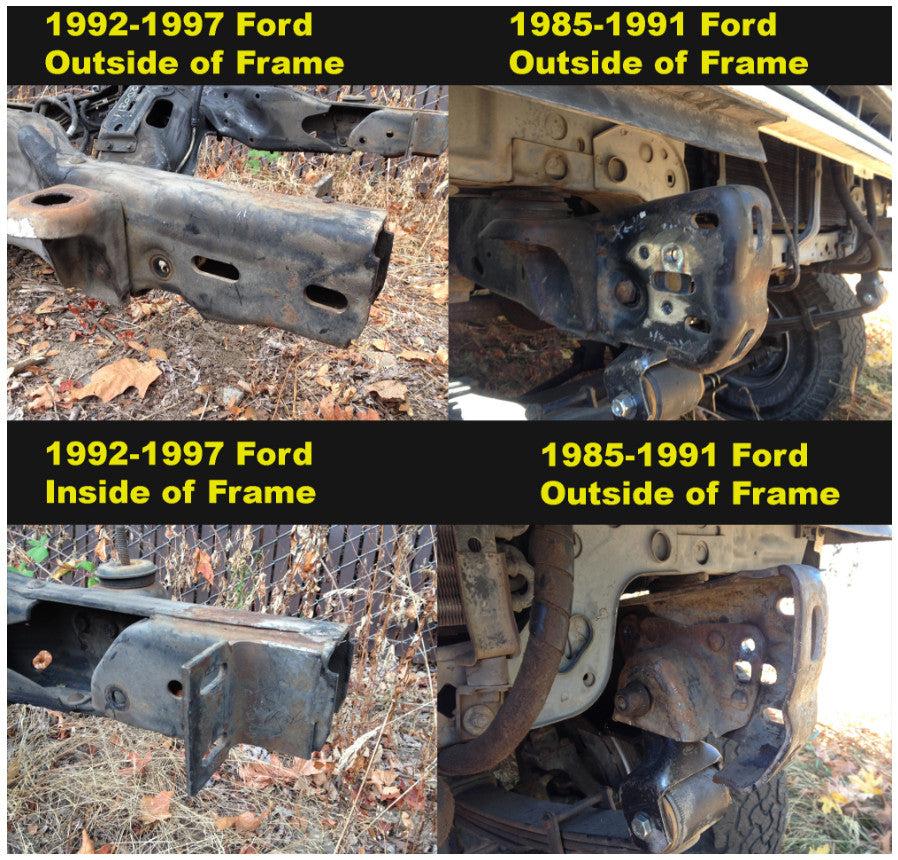 Shackle Reversal Kits (Super Duty spring) - 1992-1997 Ford F250/F350 Sky's Offroad Design