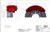 American Made 4 Wheel B8-Barbarian 8 Piston Direct Fit Billet Aluminum Big Brake Bundle. Black A404-2223BLK-BBB