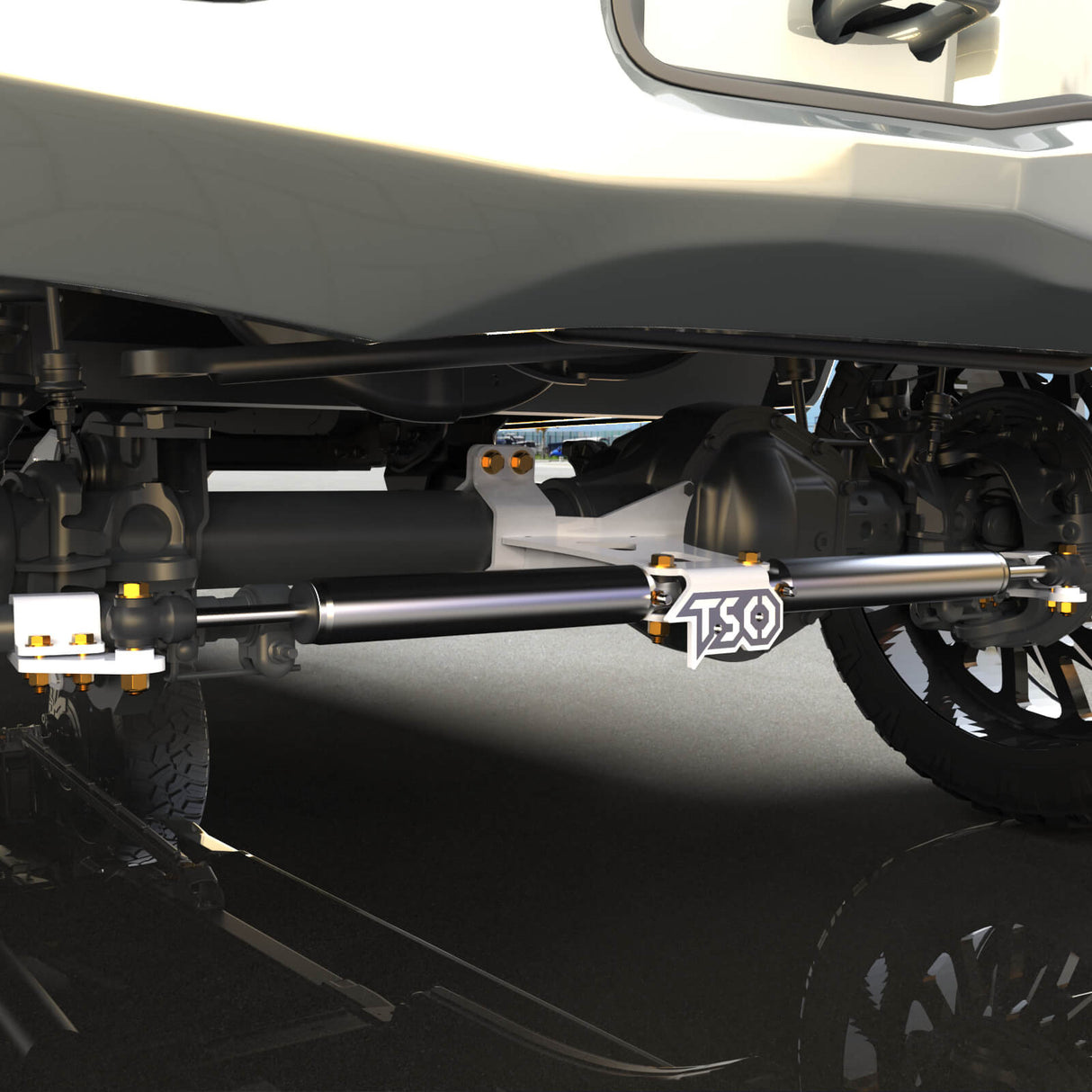 05-22 F250/F350 Dual Steering Stabilizer w/ Fox Shocks