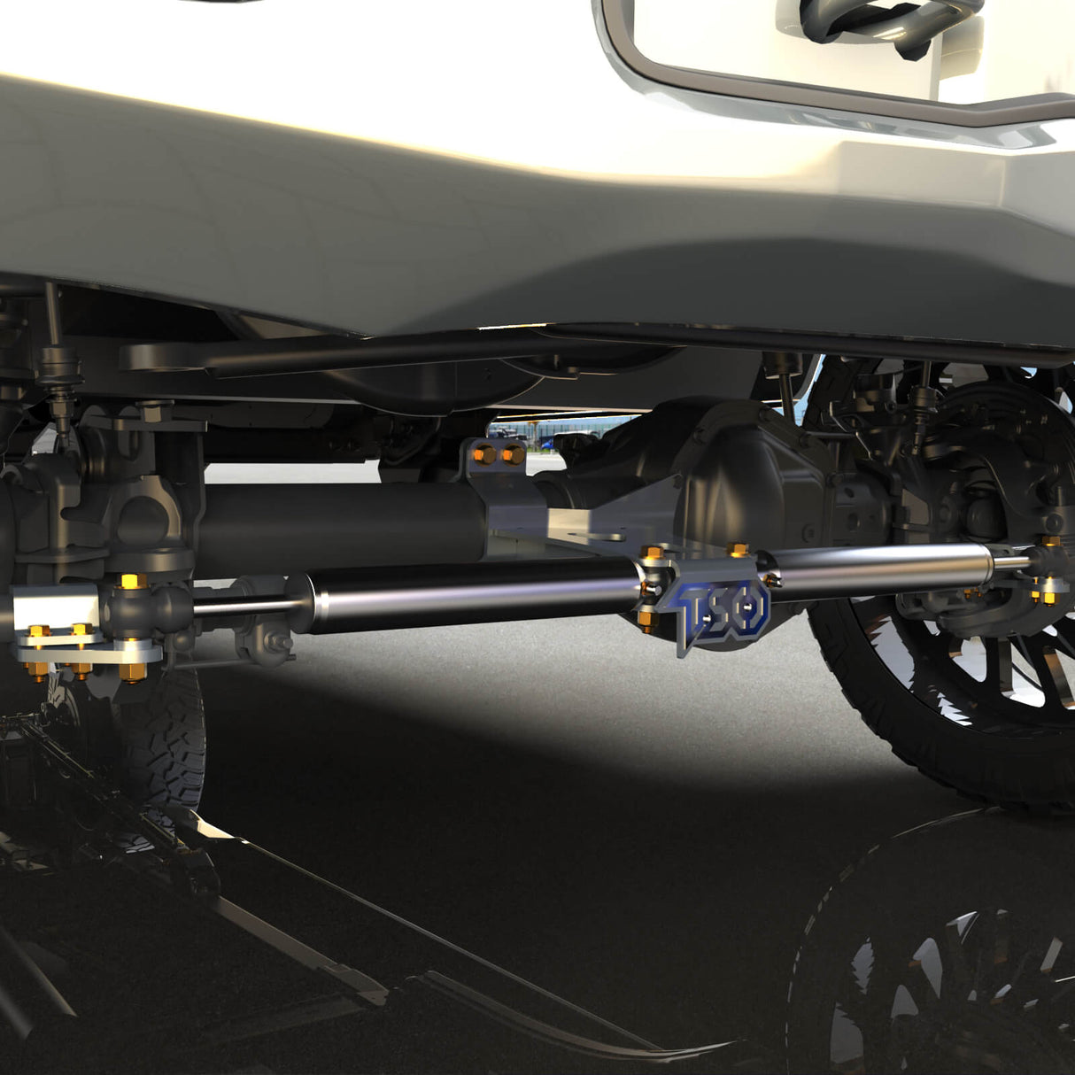 05-22 F250/F350 Dual Steering Stabilizer w/ Fox Shocks
