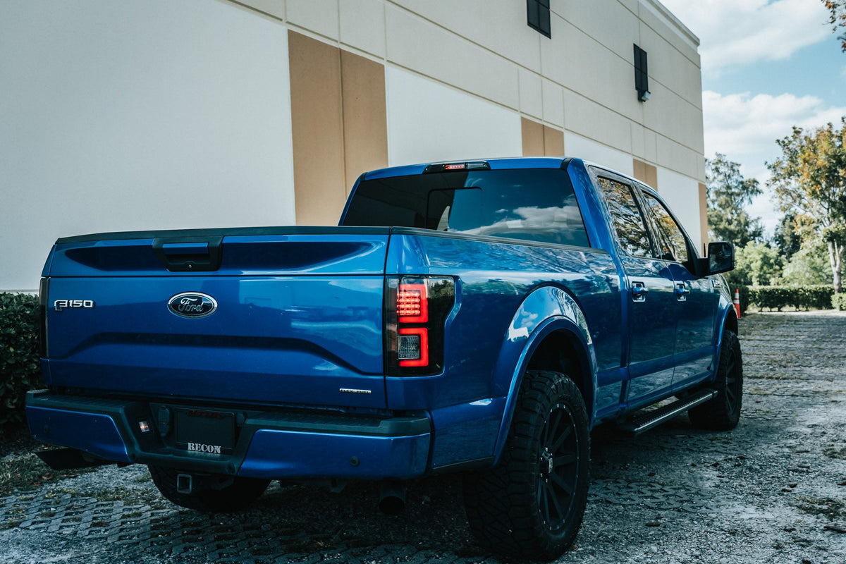 Ford F150 15-17 Ultra Bright LED Tail Lights (Replaces Factory/OEM Halogen Only) - Multiple Lens