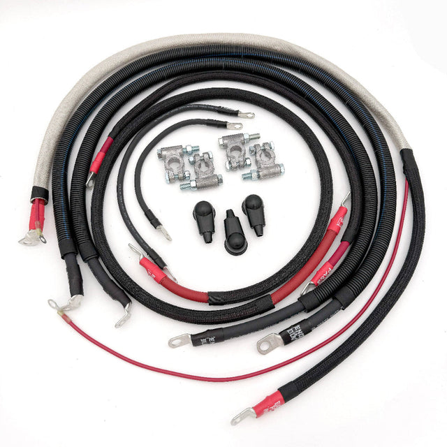 Ford Powerstroke 7.3 Diesel - F250/F350 Battery Cable Kit (1999-2003) Big7Kits