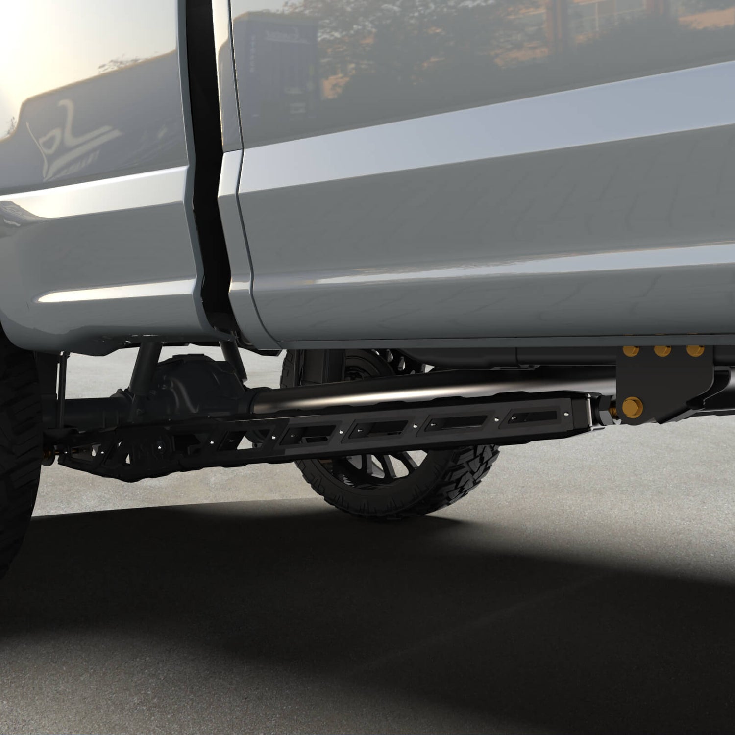 17+ F250/F350 Traction Bars