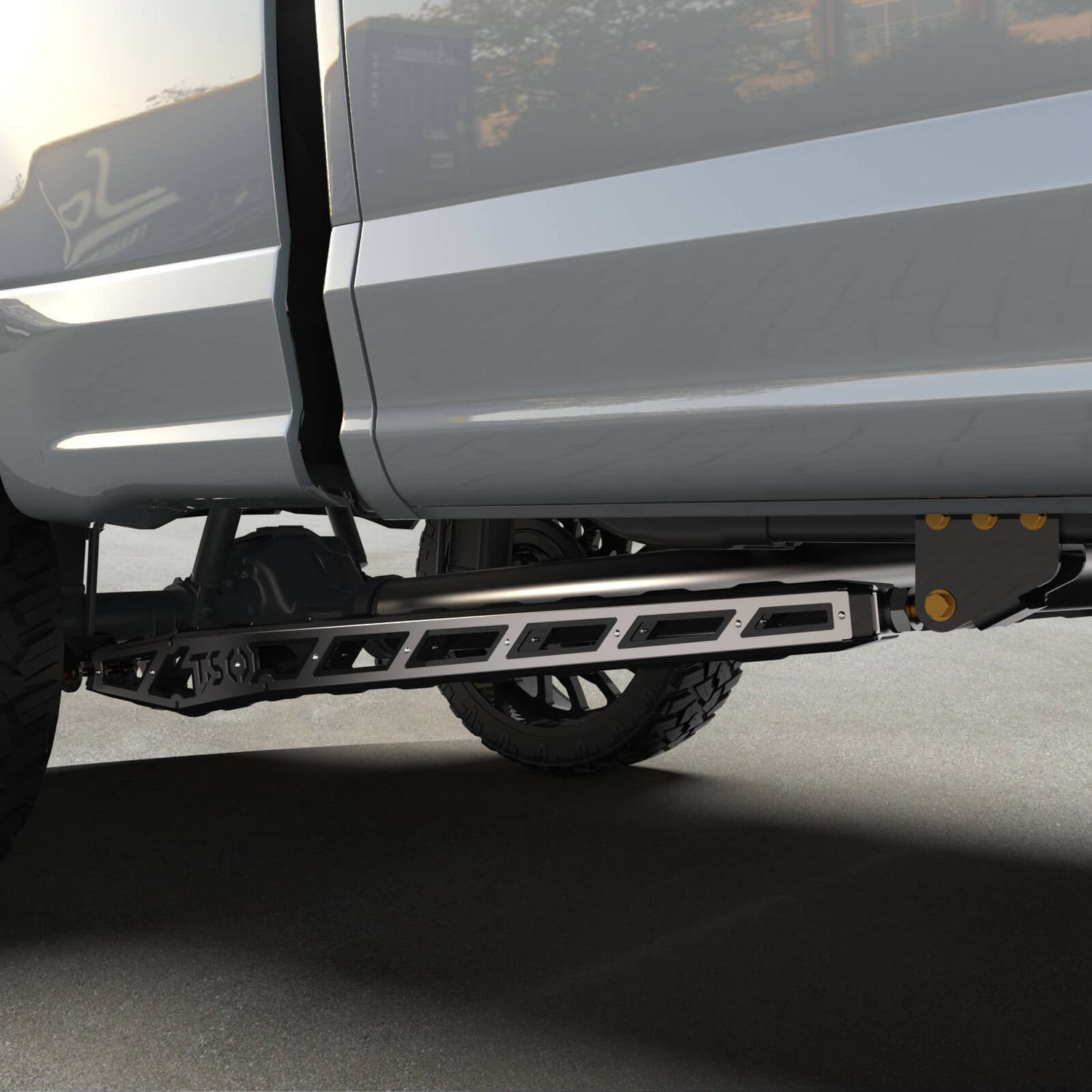 17+ F250/F350 Traction Bars