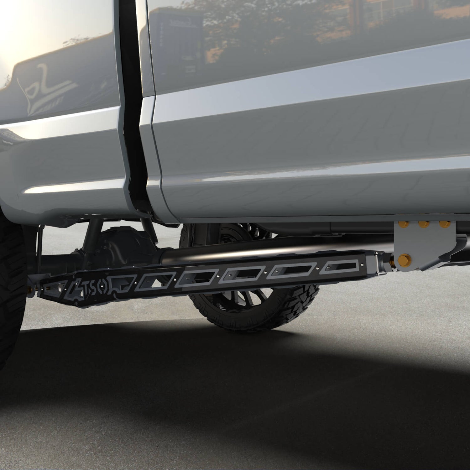 17+ F250/F350 Traction Bars