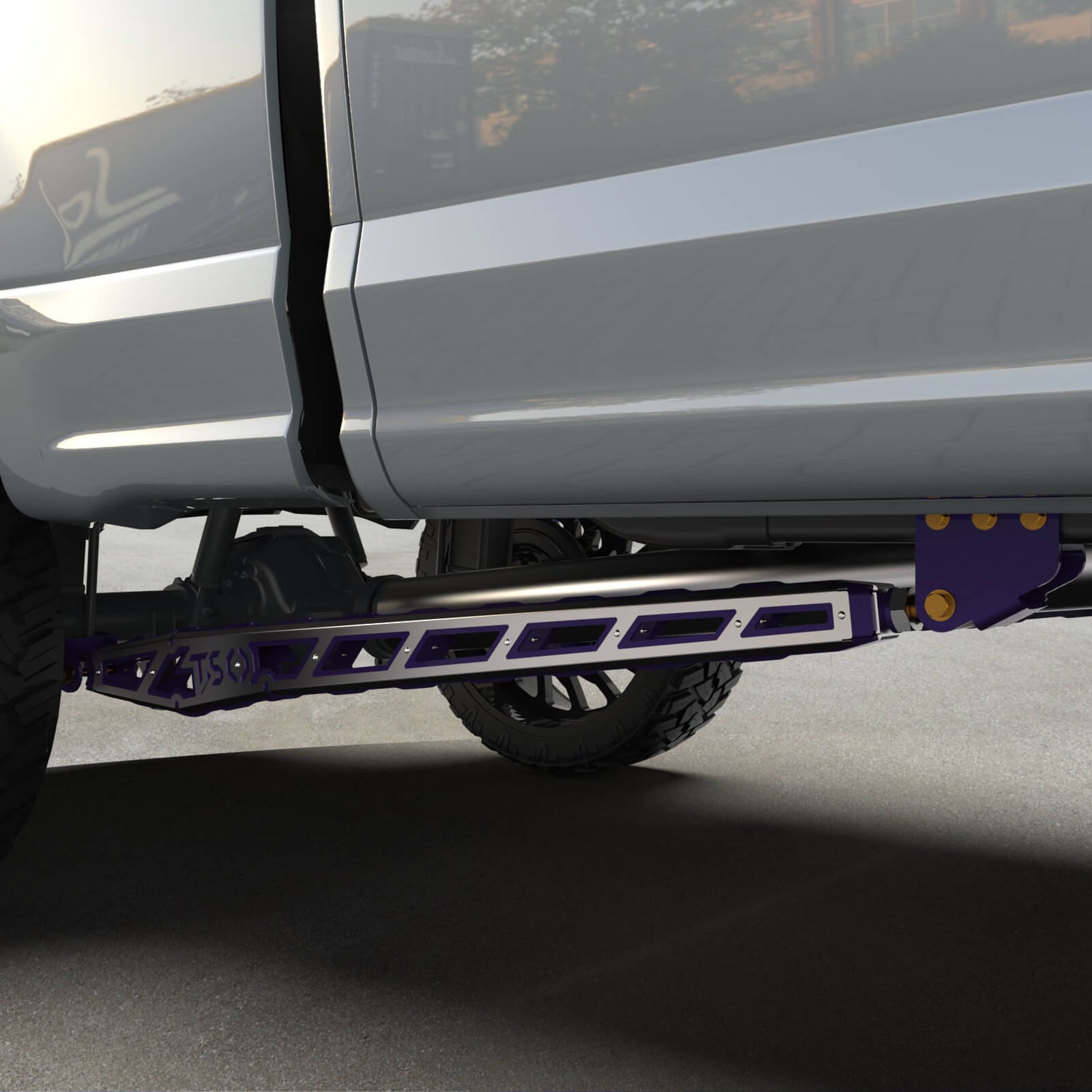 17+ F250/F350 Traction Bars
