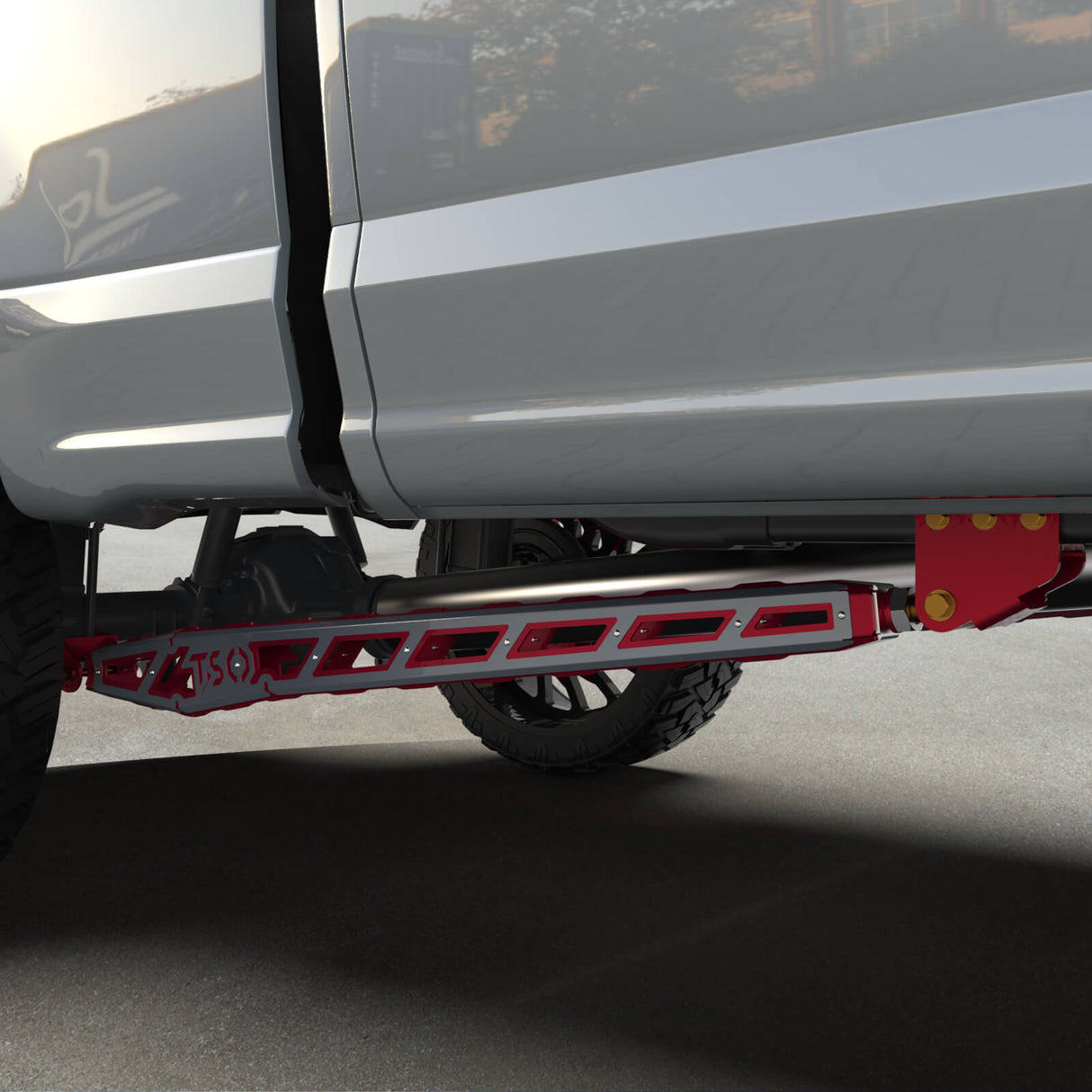 17+ F250/F350 Traction Bars