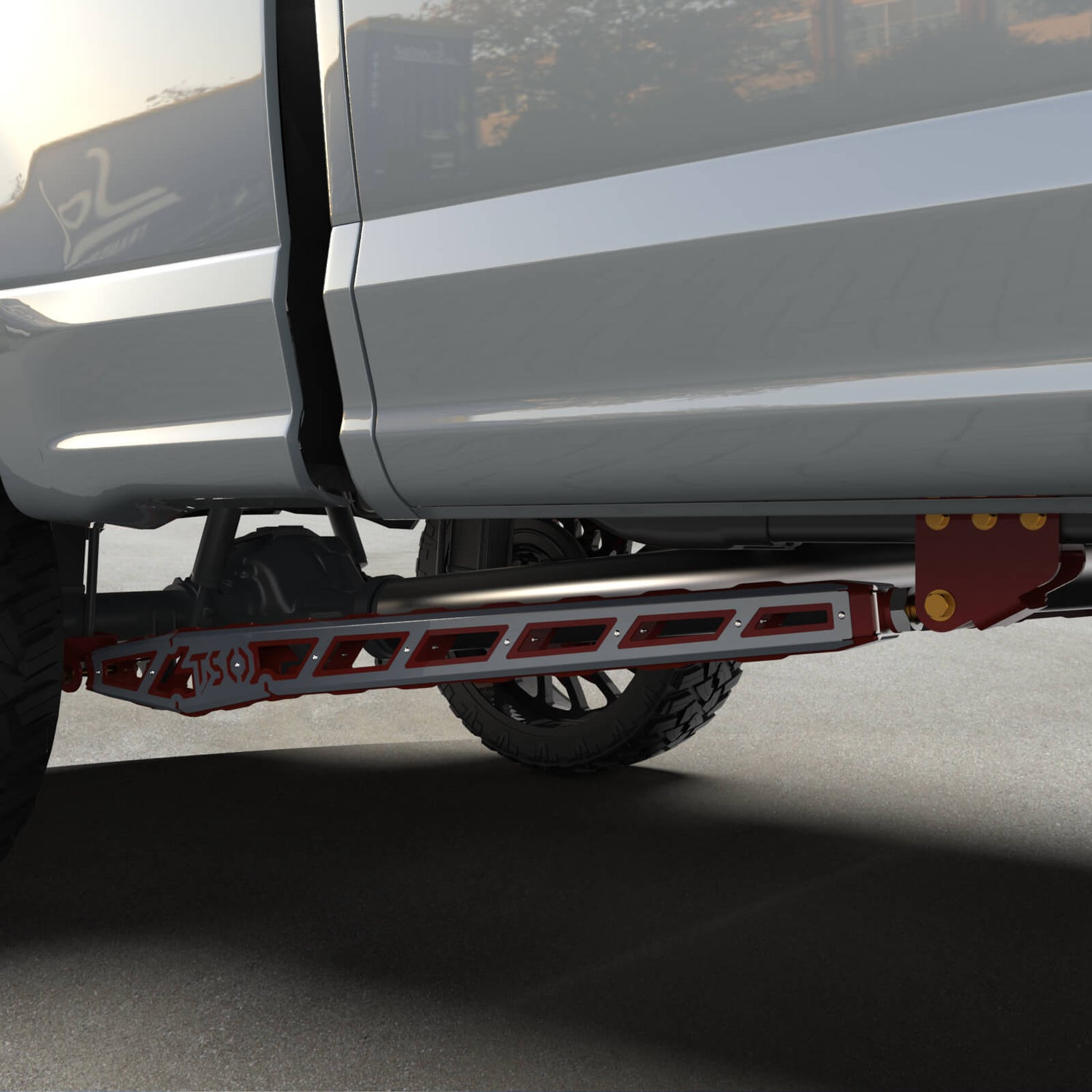 17+ F250/F350 Traction Bars