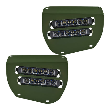 Dual Wide 8" LED Headlights for 2014+ Honda Rancher, Foreman, Rubicon Vessel Powersports