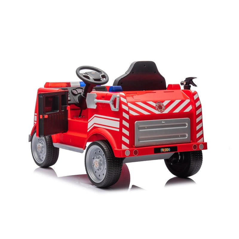 Magic Cars 12V Fire Truck 1 Seater Ride on