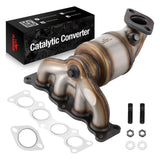 Front Exhaust Manifold Catalytic Converter Kit For 2017-2018 Hyundai Santa Fe Sport L4 2.4L