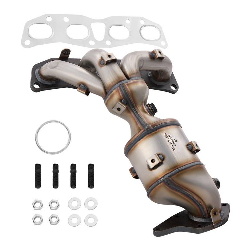 Front Exhaust Manifold Catalytic Converter Kit for 2008-2015 Nissan Rogue/Rogue Select 2.5L Flashark