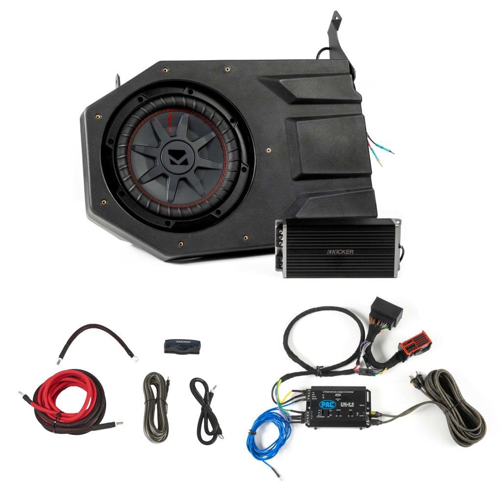 Kicker Plug & Play Sub & Mono Amp Bundle | '18-'23 JL Wrangler