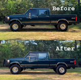 Complete Performance Chrome Body Molding Set - Black - 1992-1997 F-Series & Bronco Complete Performance