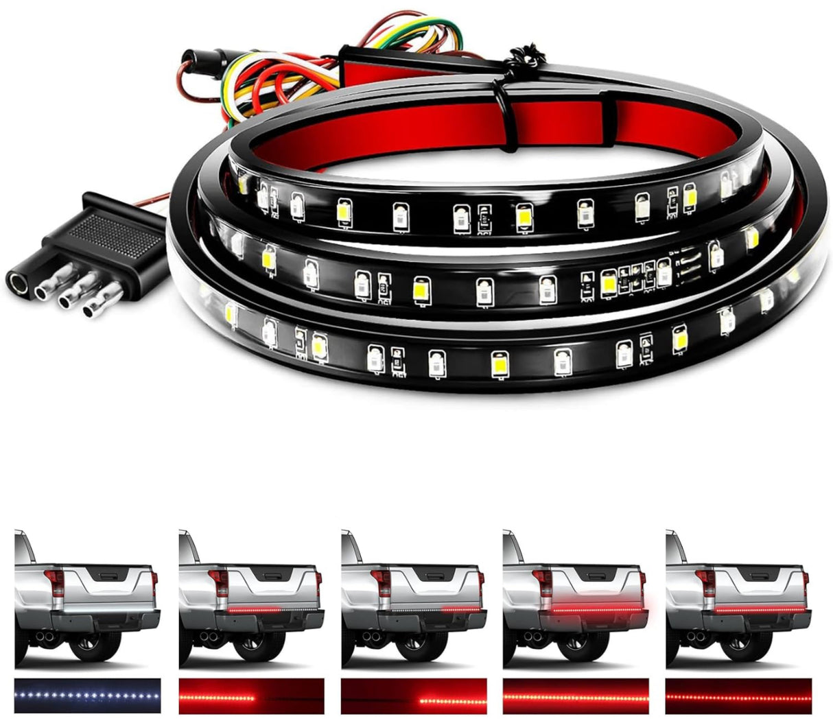 Tailgate light bar 60” brake/turn/reverse