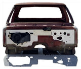 72-93 Dodge  Firewall Plate 1 Piece Smooth Wire Tuck Far From Stock