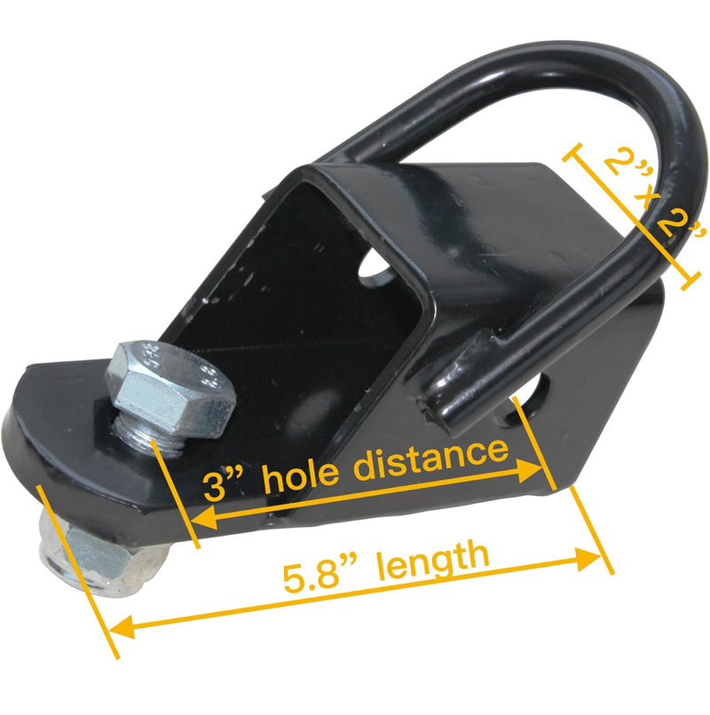 MaxxHaul 50619 Bolt-On 2" ATV, UTV, Trailer Hitch Receiver Adapter