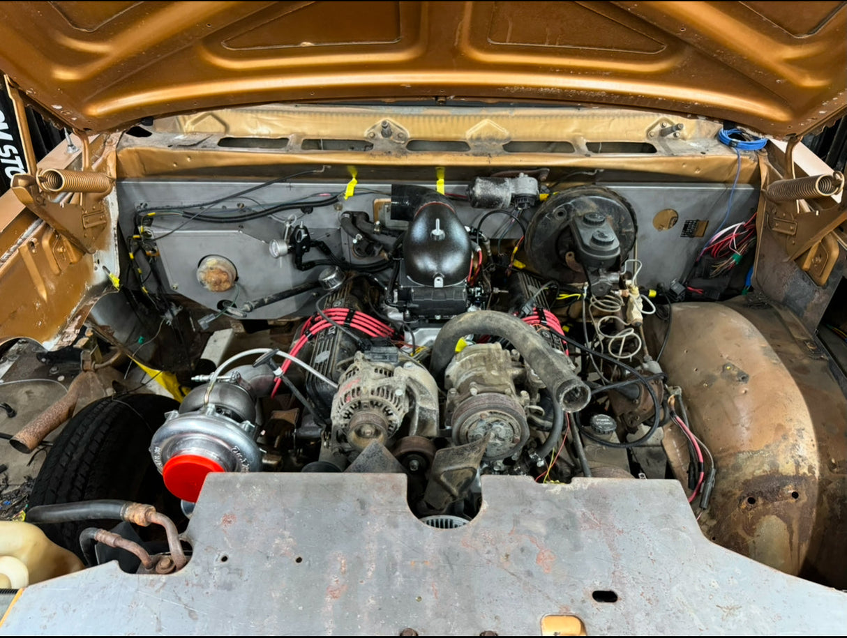 72-93 V8 Radiator Cover Far From Stock