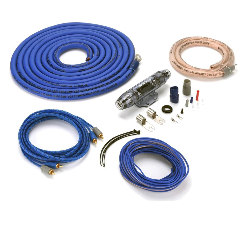 Orion 0 Gauge XTR Amplifier Wiring Kit, 100% OFC Copper