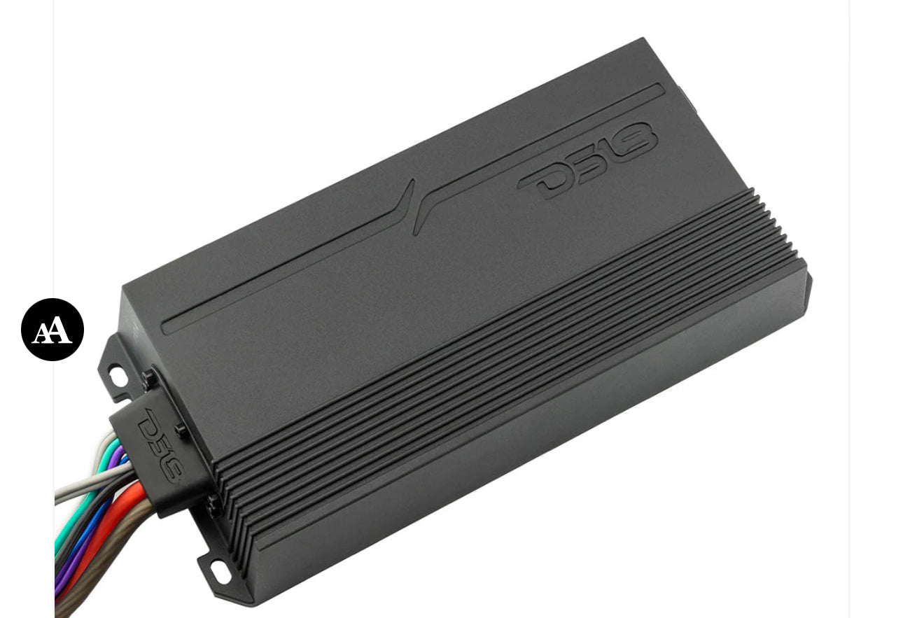 NVY 4-Channel Full-Range IPX7 Submersible Marine and Powersports Amplifier 120 x 4 @ 4-Ohm Watts Rms