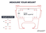CAN-AM COMMANDER 800 / 1000 WINCH MOUNTING PLATE Platinum High Performance Solutions, LLC.