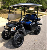 MODZ® Assault 12x7 Glossy Black Golf Cart Wheel