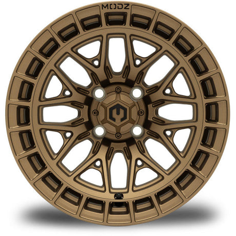 MODZ® Torrent 14x7 Matte Bronze Golf Cart Wheel