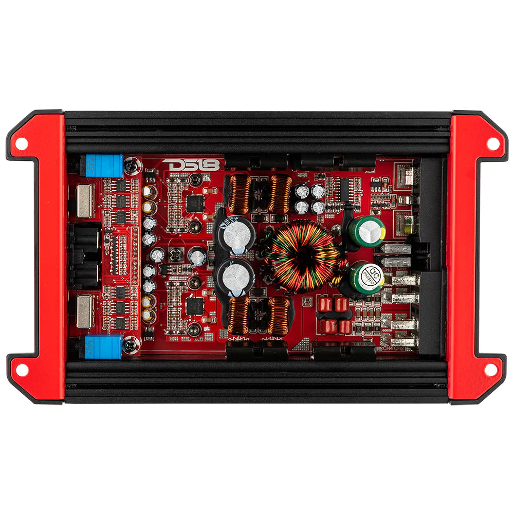 DS18 G1000.4D GEN-X Full-Range Class D 4-Channel Amplifier | 4 x 90W RMS @ 4-Ohm DS18