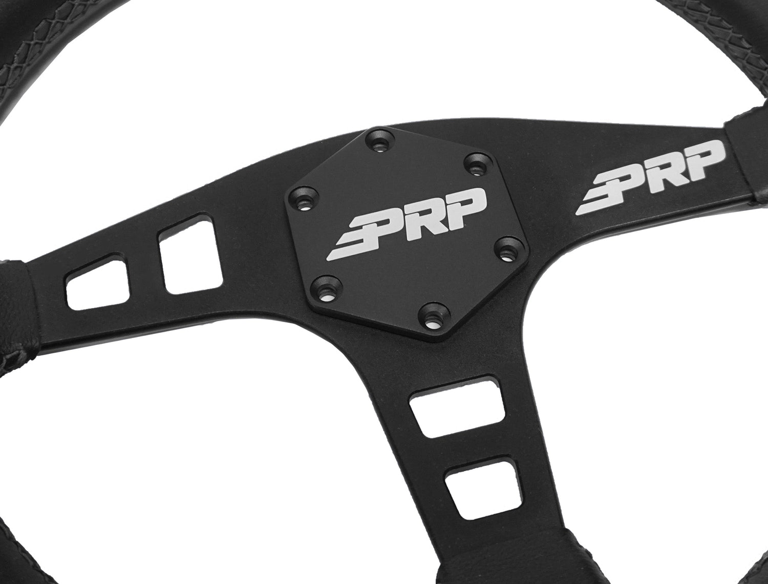 Flat Leather Steering Wheel by PRP