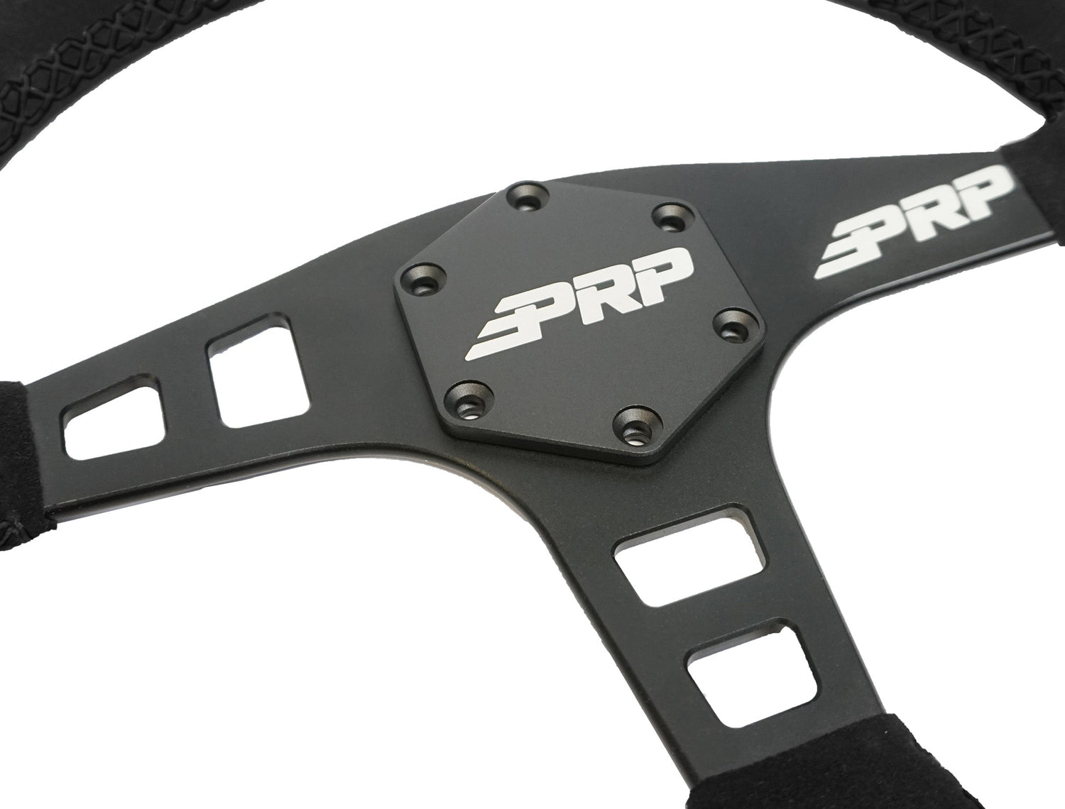 Flat Suede Steering Wheel by PRP