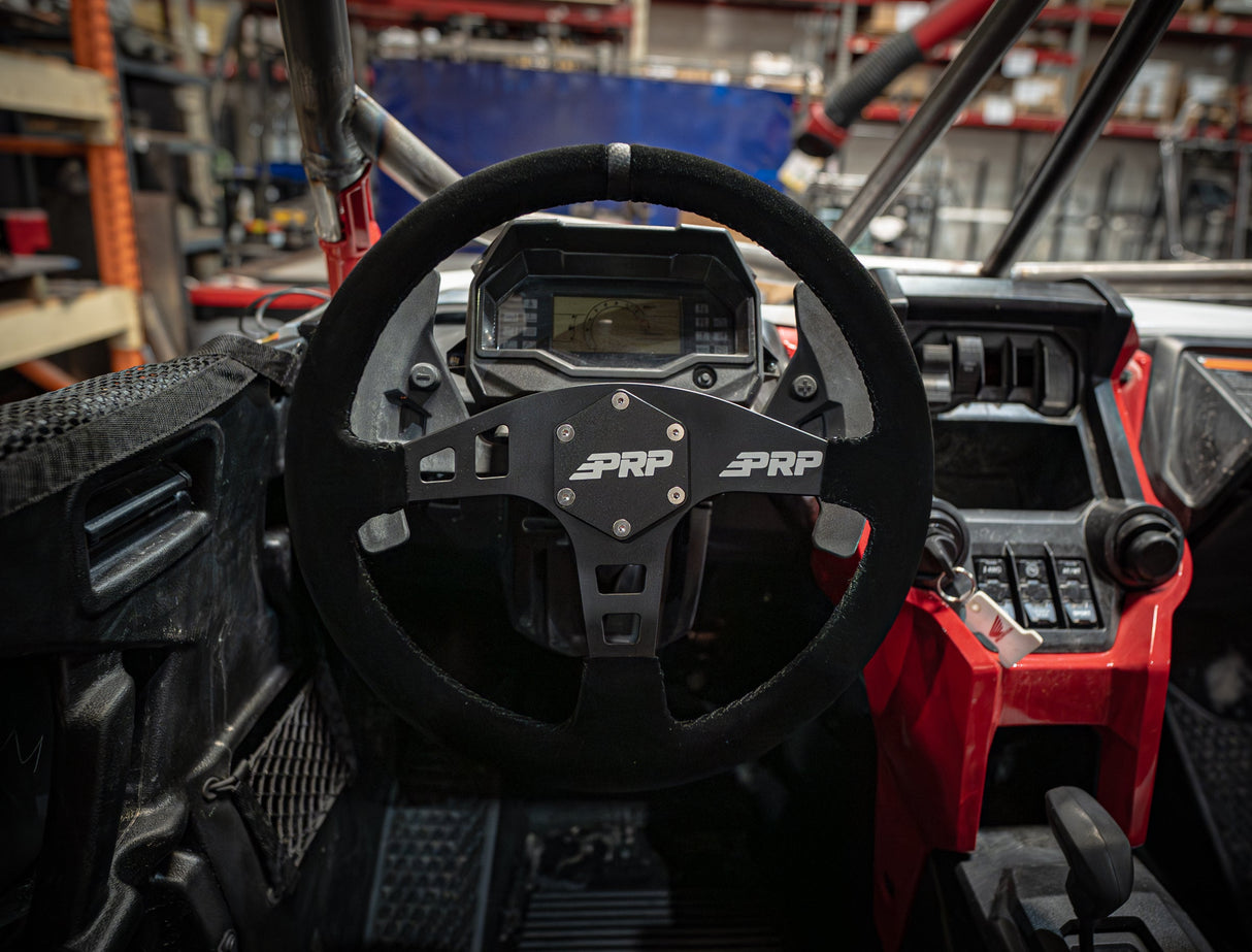 Flat Suede Steering Wheel by PRP