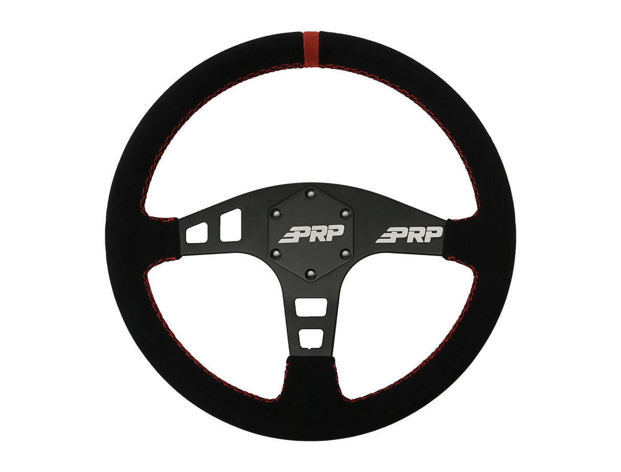 Flat Suede Steering Wheel by PRP