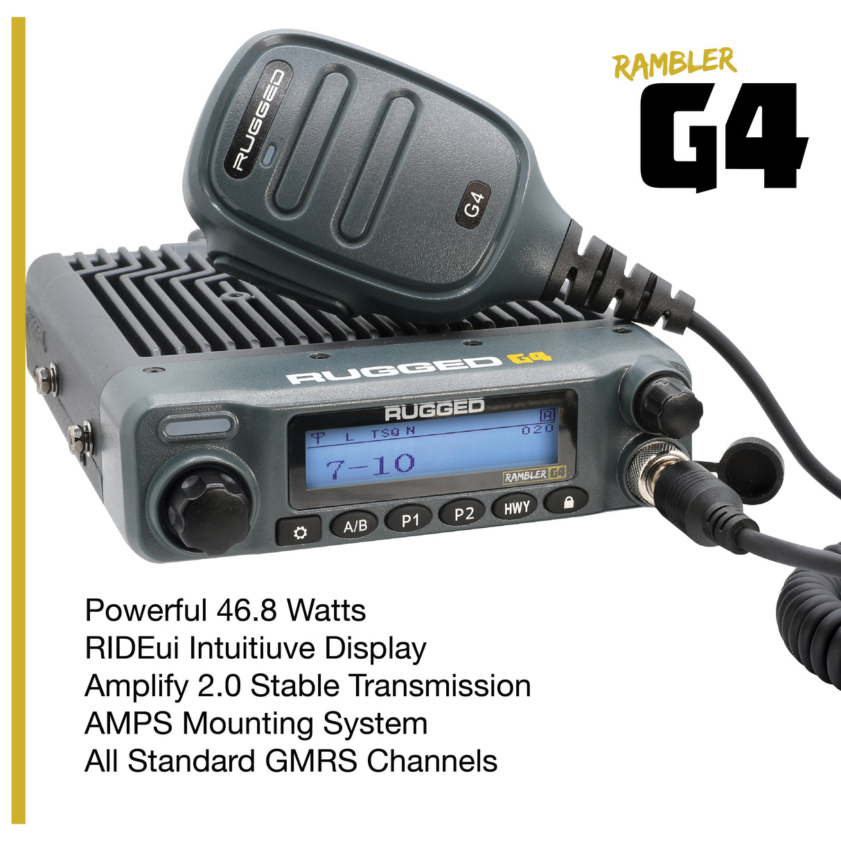 Toyota Tundra Two-Way GMRS Mobile Radio Kit