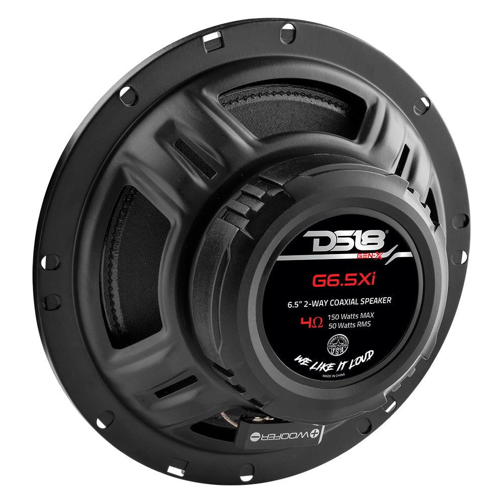 DS18 GX6.5XI 6.5" 2-Way Coaxial Speakers (Pair) DS18