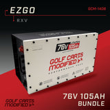 GCModified 76V 105AH Battery Bundle / EZGO RXV