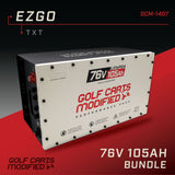 GCModified 76V 105AH Battery Bundle / EZGO TXT