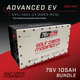 GCModified 76V 105AH Battery Bundle / Advanced EV EV1 / 2021-23 (ADEV MCU)