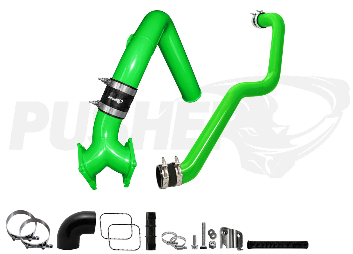 Pusher SuperMax Intake System & Max 3" Driver Side Charge Tube for 2004.5-2005 Duramax LLY