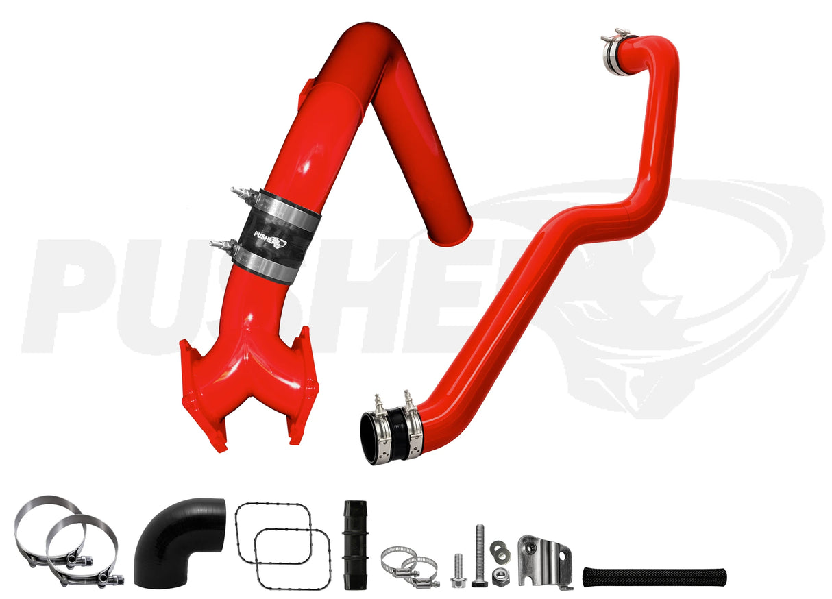 Pusher SuperMax Intake System & Max 3" Driver Side Charge Tube for 2004.5-2005 Duramax LLY