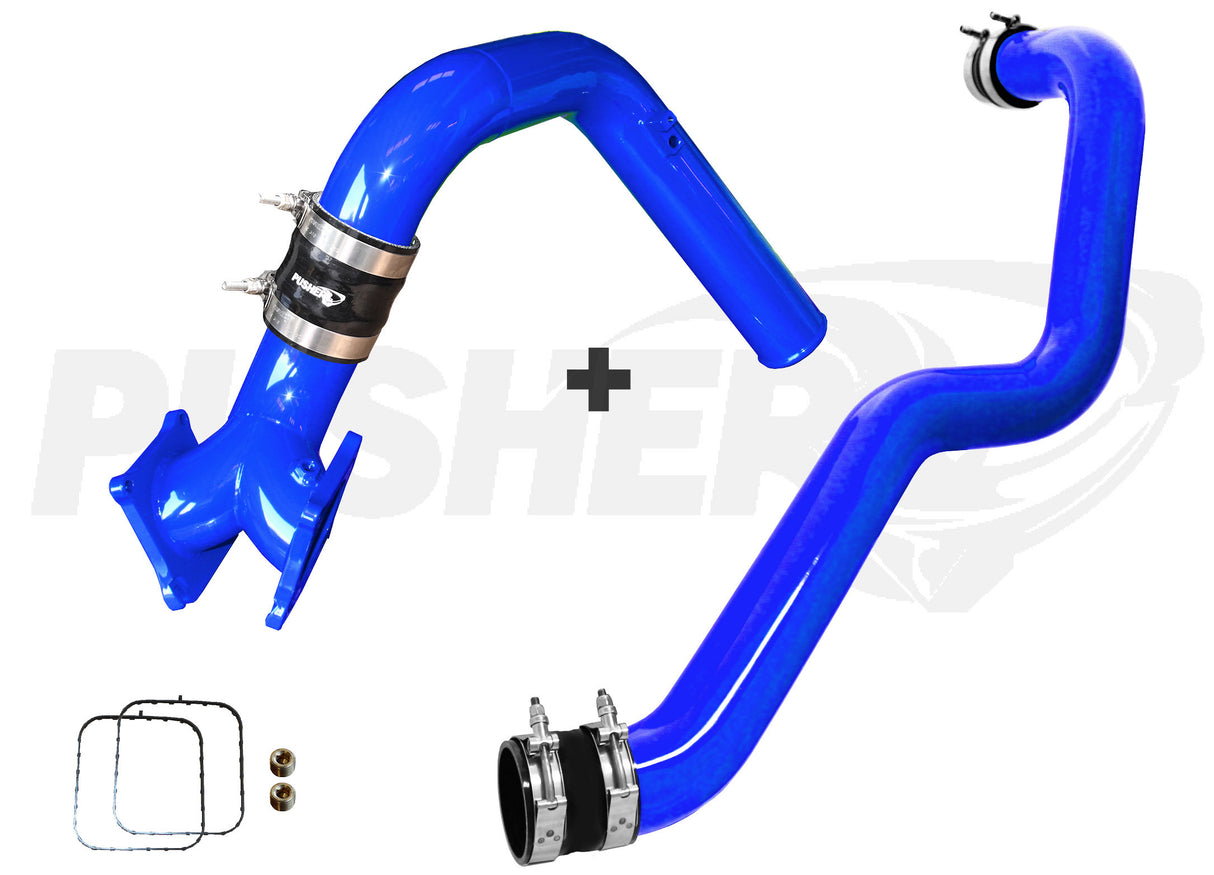 Pusher SuperMax Intake System & Max 3" Driver Side Charge Tube for 2006-2010 Duramax LBZ LMM