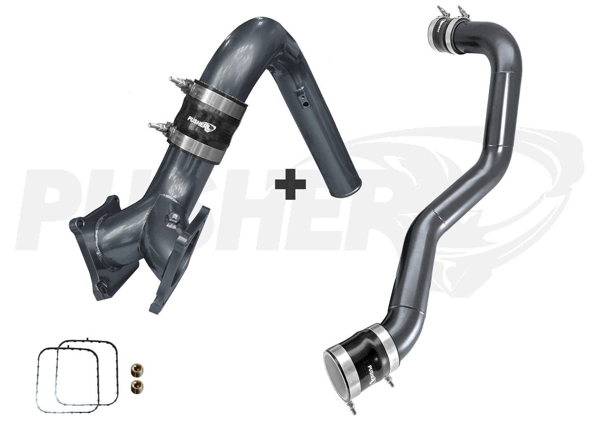 Pusher SuperMax Intake System & Max 3" Driver Side Charge Tube for 2006-2010 Duramax LBZ LMM